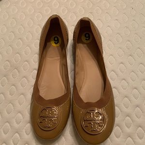 Tory Burch Caroline Patent Leather Ballet Flat
